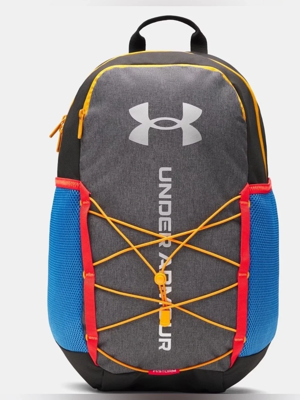NWT Under Armour The Hustle 6.0 Sport Backpack blue/grey